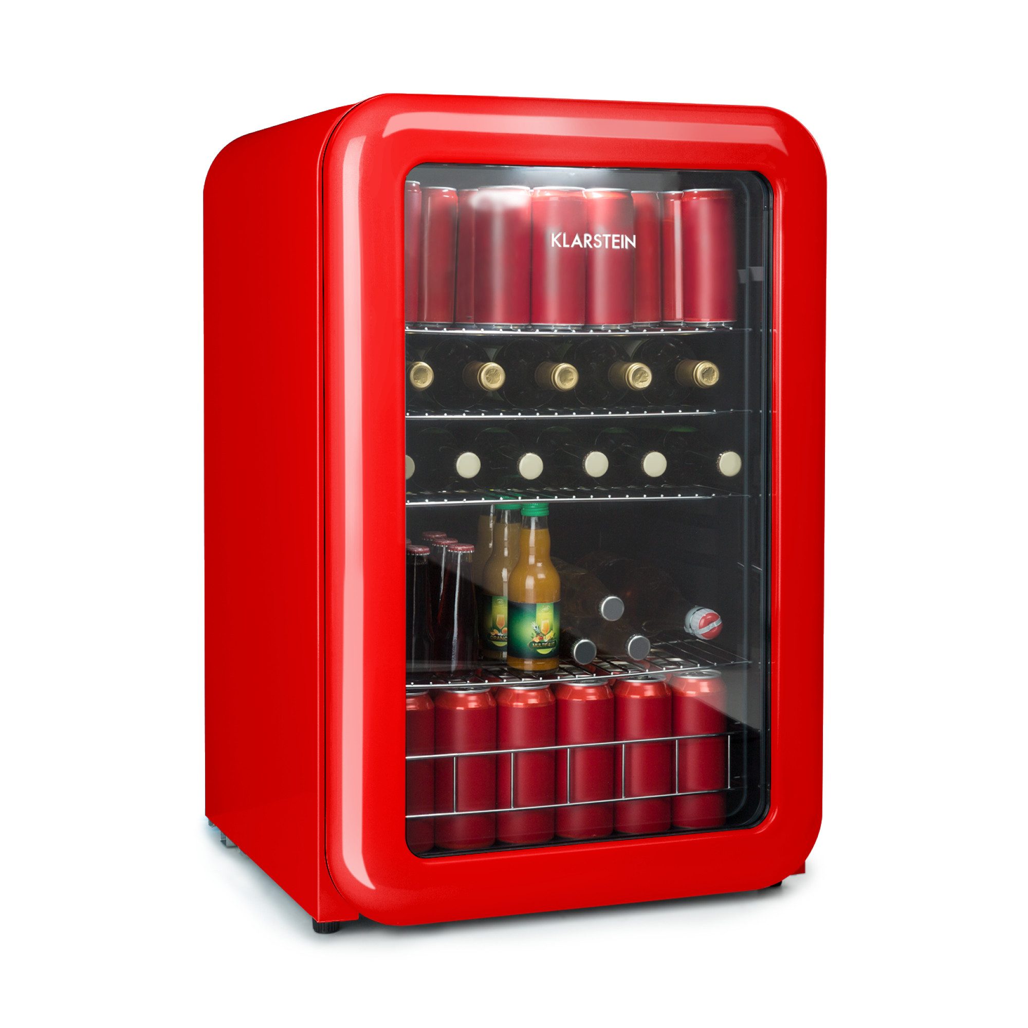 Klarstein Table Top Kühlschrank 10046070, 83.5 cm hoch, 55 cm breit, Bier Hausbar Getränkekühlschrank Hotel Mini Fridge