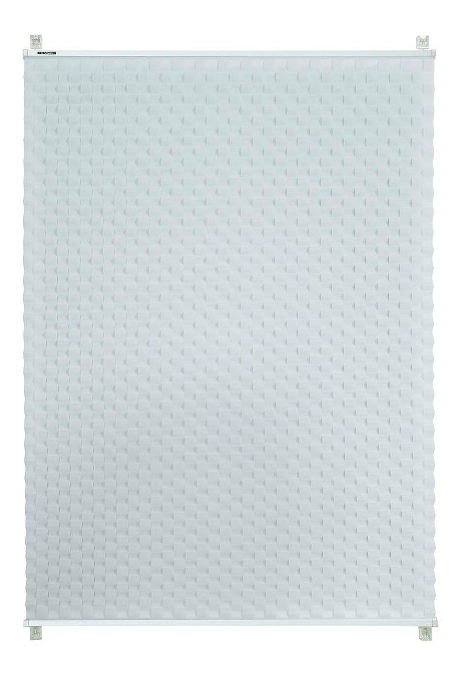 K-HOME Plissee Diamantplissee von K-home, 3D-Effekt, patentiertes Design, Lichtschutz, ohne Bohren, verspannt, Klemmfix