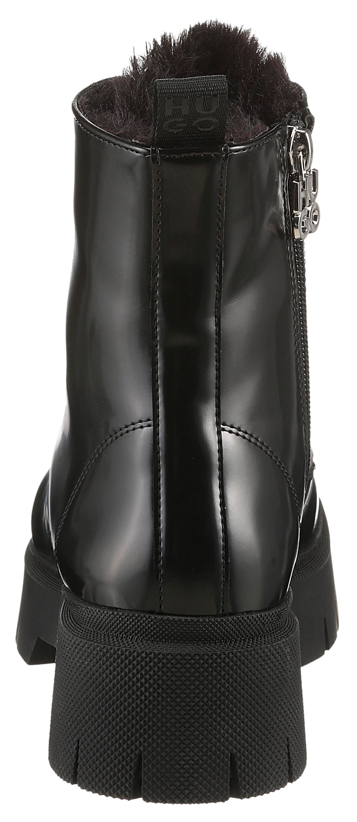 HUGO Kris_LuBootie_BRPU Schnürboots, Stiefelette, Plateauboots, Blockabsatz günstig online kaufen