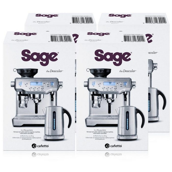 Sage Sage Appliances SES007 Entkalker 4x25g (4er Pack) Entkalker
