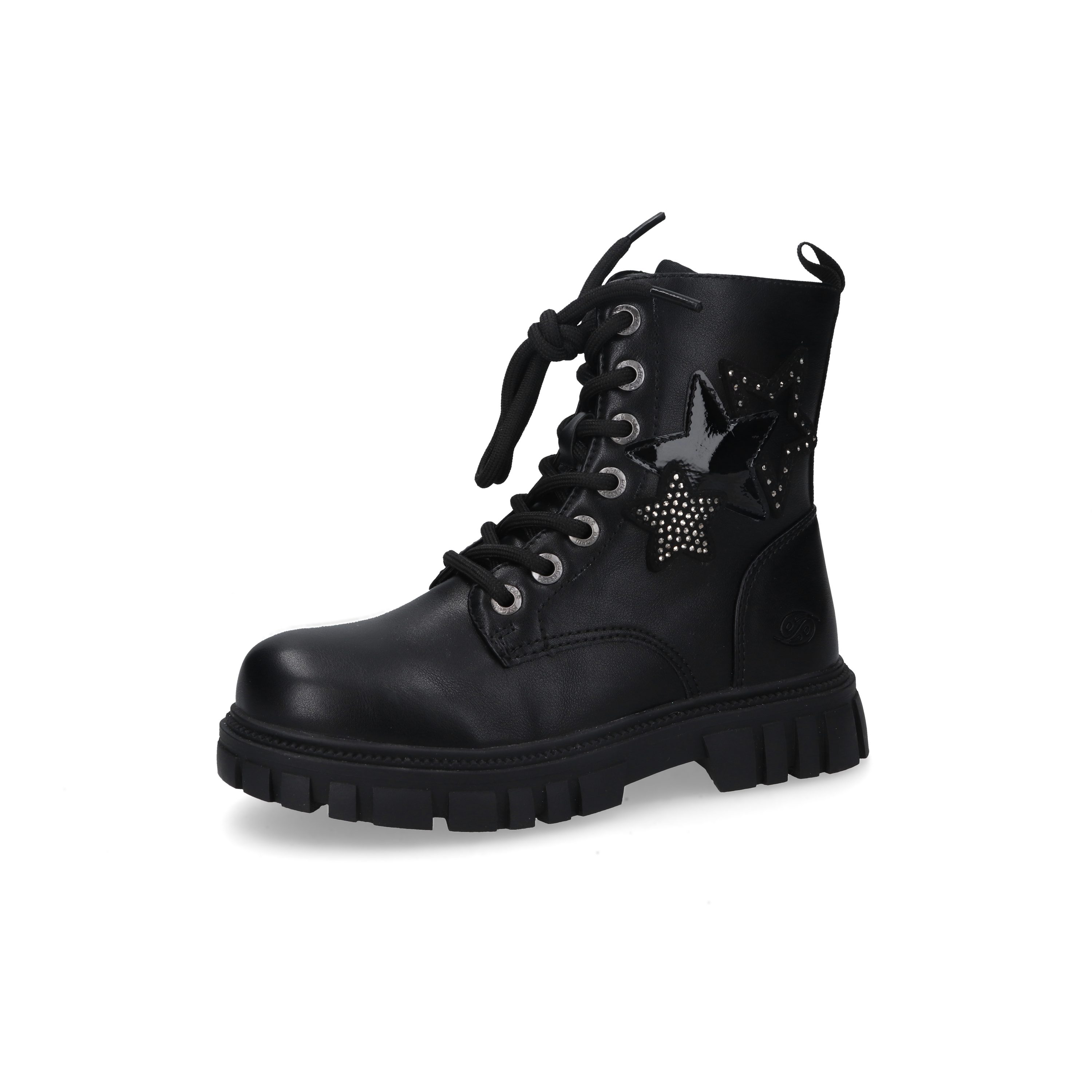 Dockers by Gerli Schnürboots Schnürstiefelette, Boots mit Stern-Verzierung am Schaft