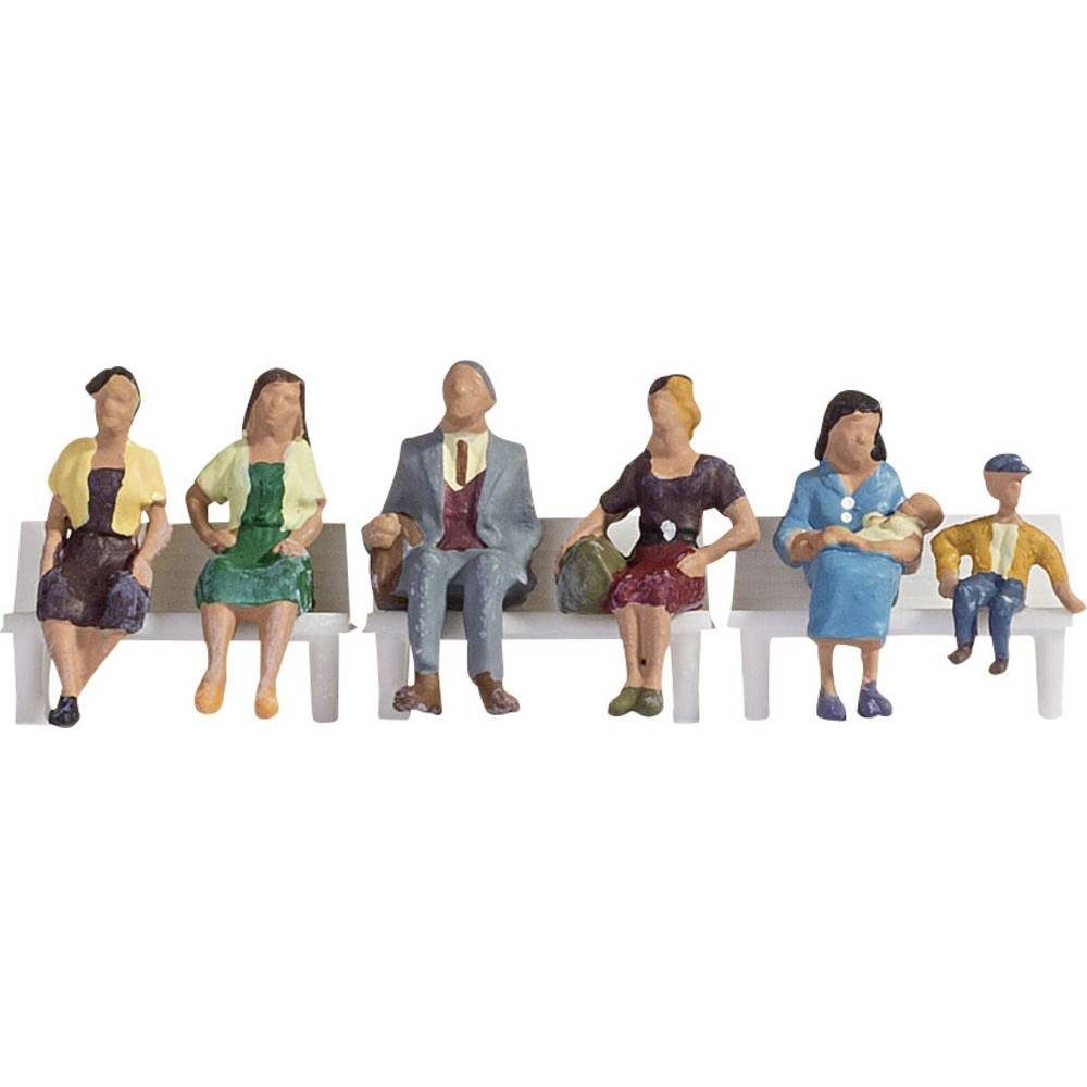 NOCH Modelleisenbahn-Figur H0 Figuren Sitzende 15533