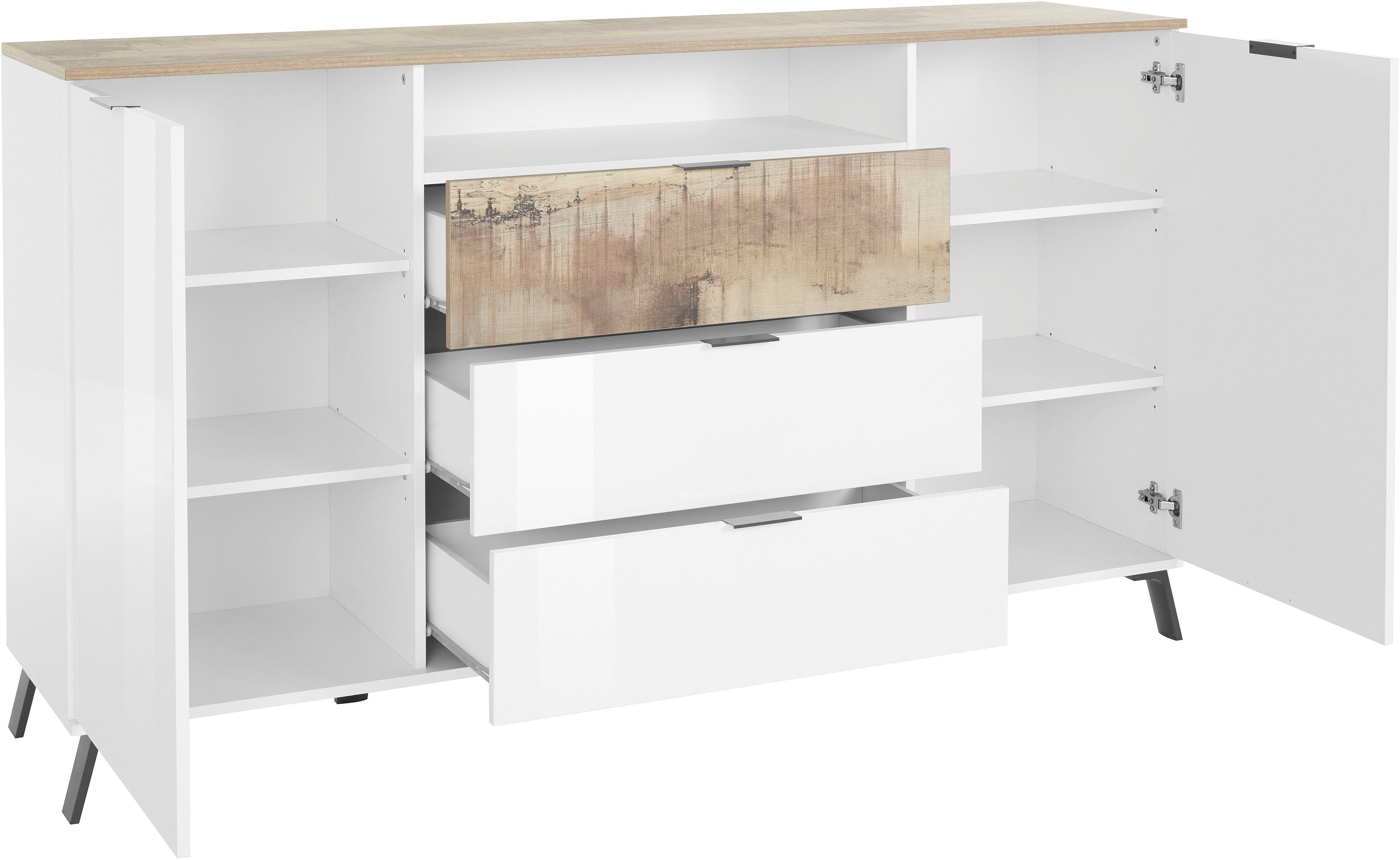 Home affaire Highboard CASANOVA, Höhe ca. 100 cm