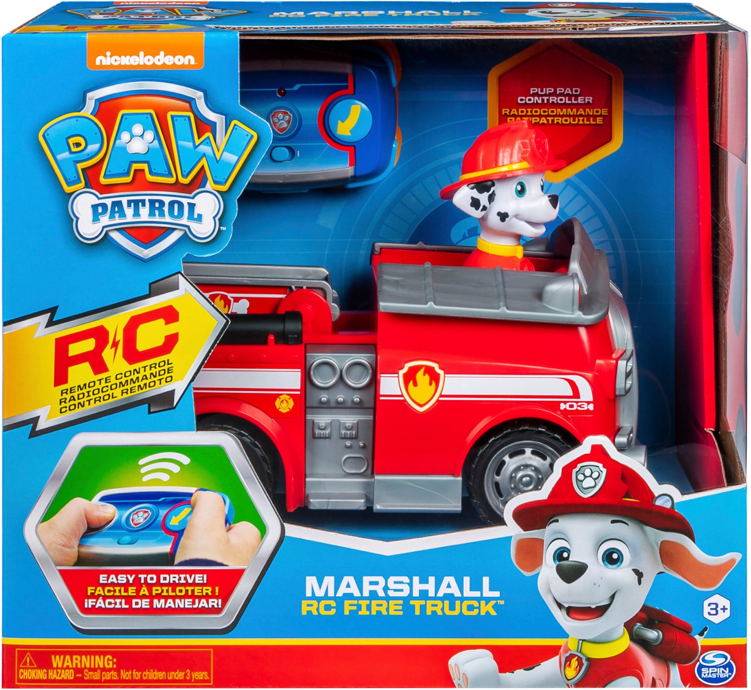 Spin Master RC-Auto Paw Patrol - RC Marshall, inklusive Fernbedienung
