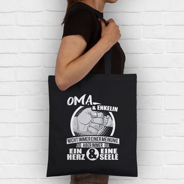 Shirtracer Umhängetasche Oma & Enkelin Immer ein Herz & eine Seele, Oma Geschenk