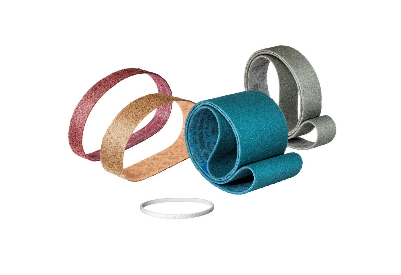 Thumbnail - 3M Schleifpapier 4er-Premium-Set Vliesband SC-BS, 30 x 533 mm, (4 St)