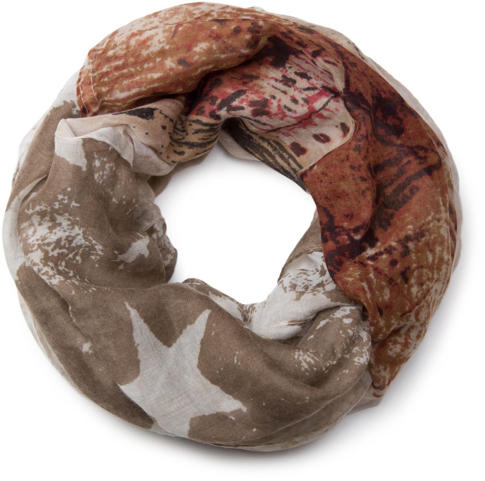 Loop Loop mit Vintage Sterne Muster