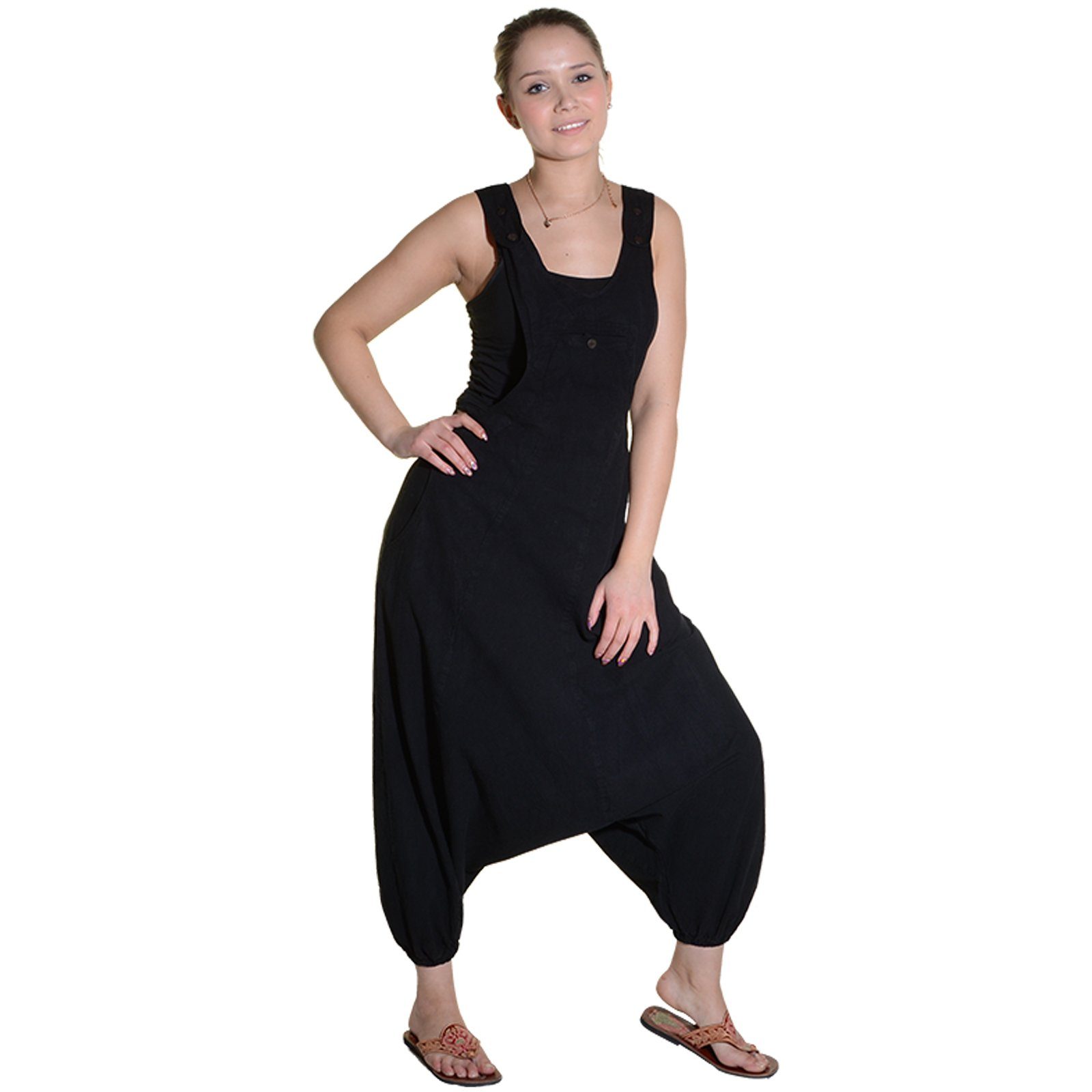 KUNST UND MAGIE Haremshose Kunst und Magie Hippie Latzhose Haremshose Hose Psy Goa 70er Overall