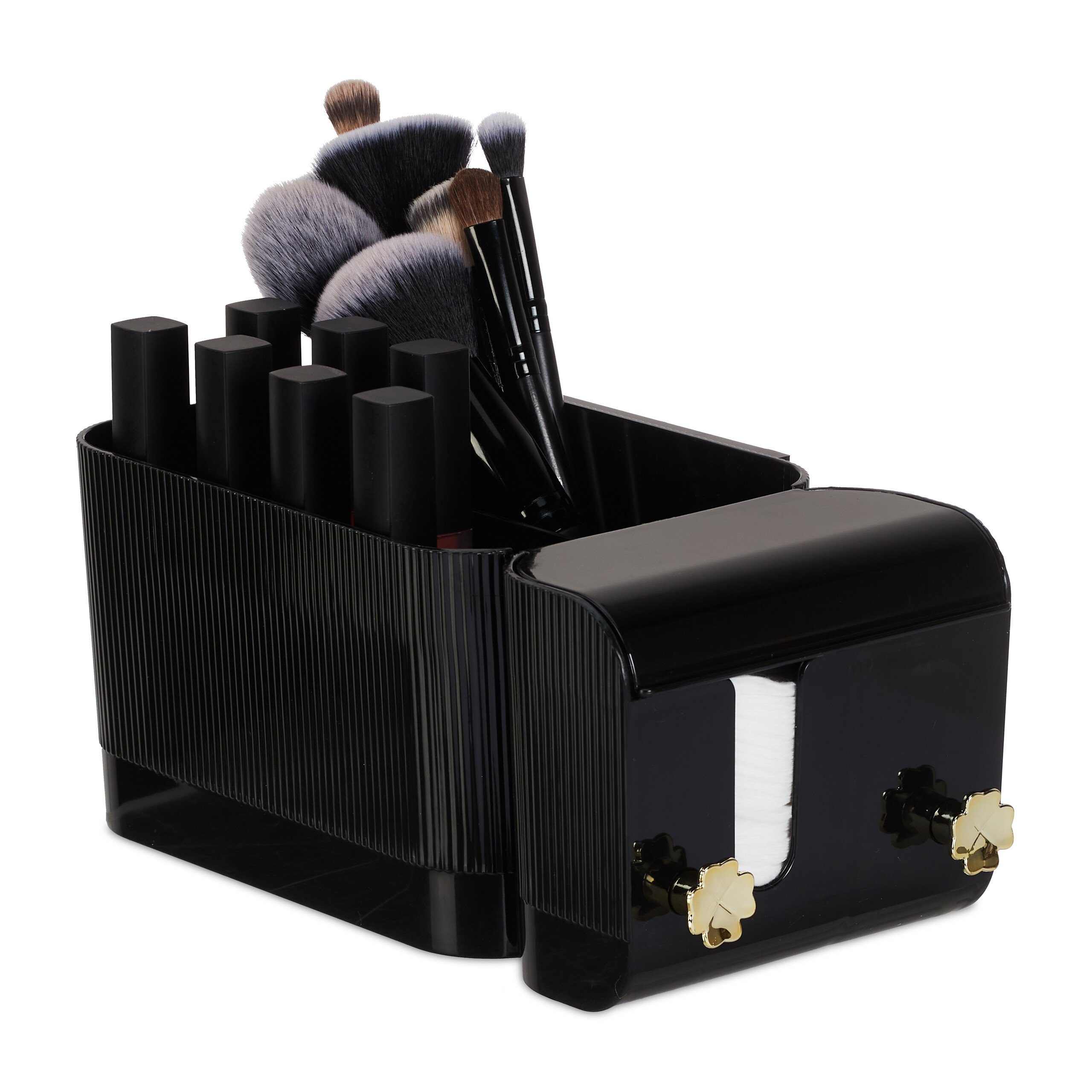 relaxdays Make-Up Organizer Kosmetik Organizer Wand, 2-tlg.