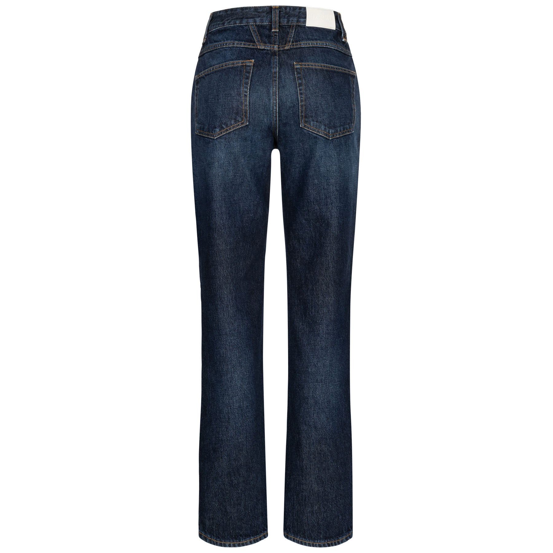 CLOSED Straight-Jeans CLOSED Jeans STRAIGHT-X Mid Waist - Blau
