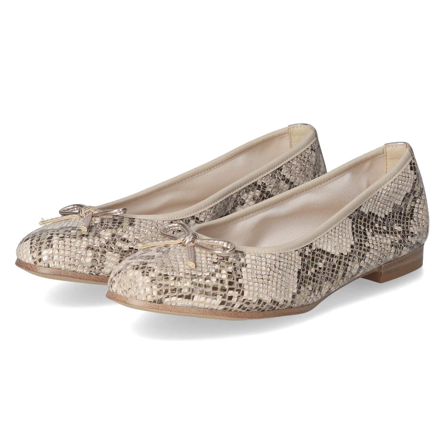 Tamaris Tamaris 1-22154-46-483 Damen Textil & Synthetik beige Ballerina