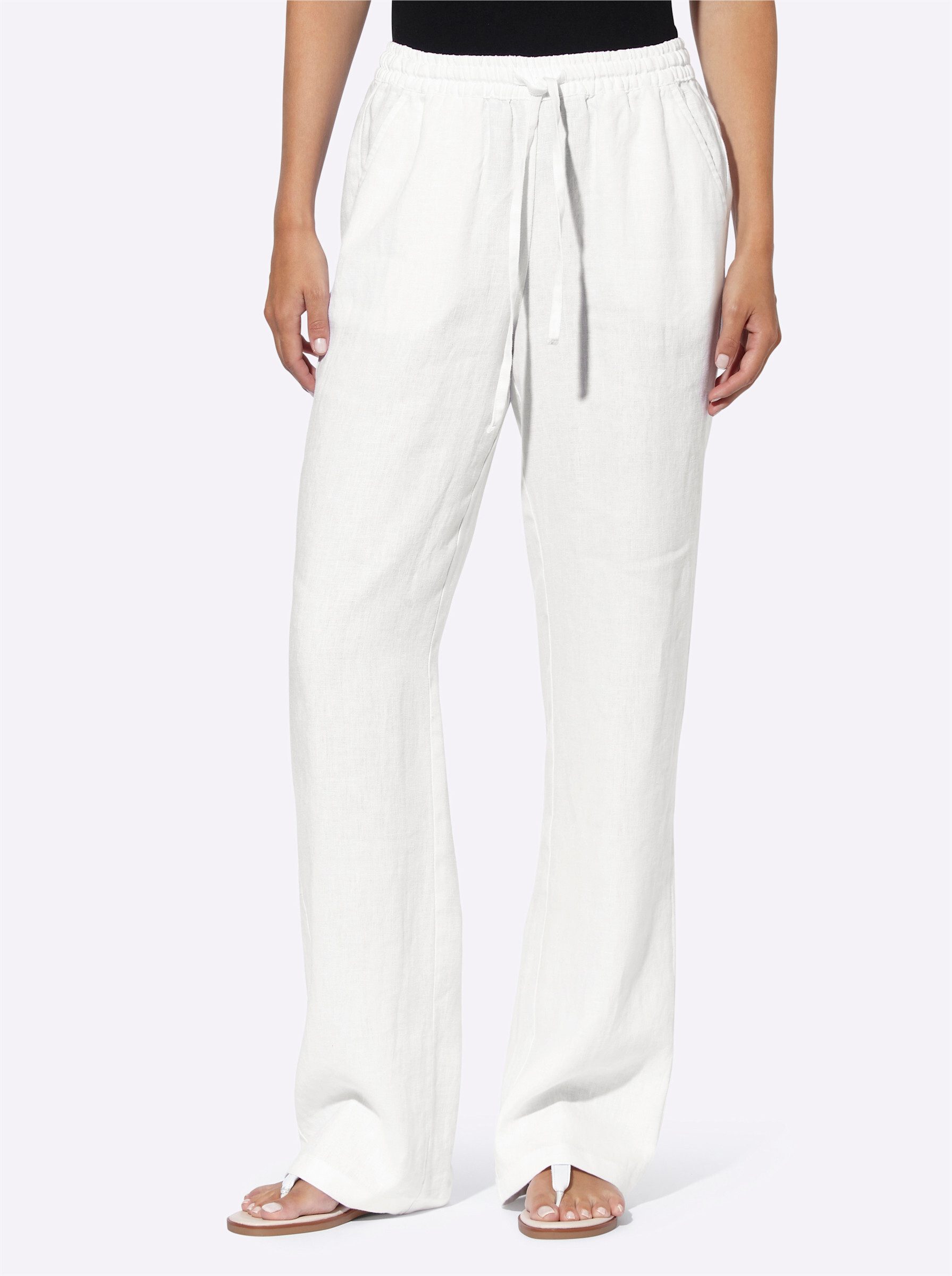 heine Jerseyhose Leinenhose Innenbeinlänge ca. 81 günstig online kaufen