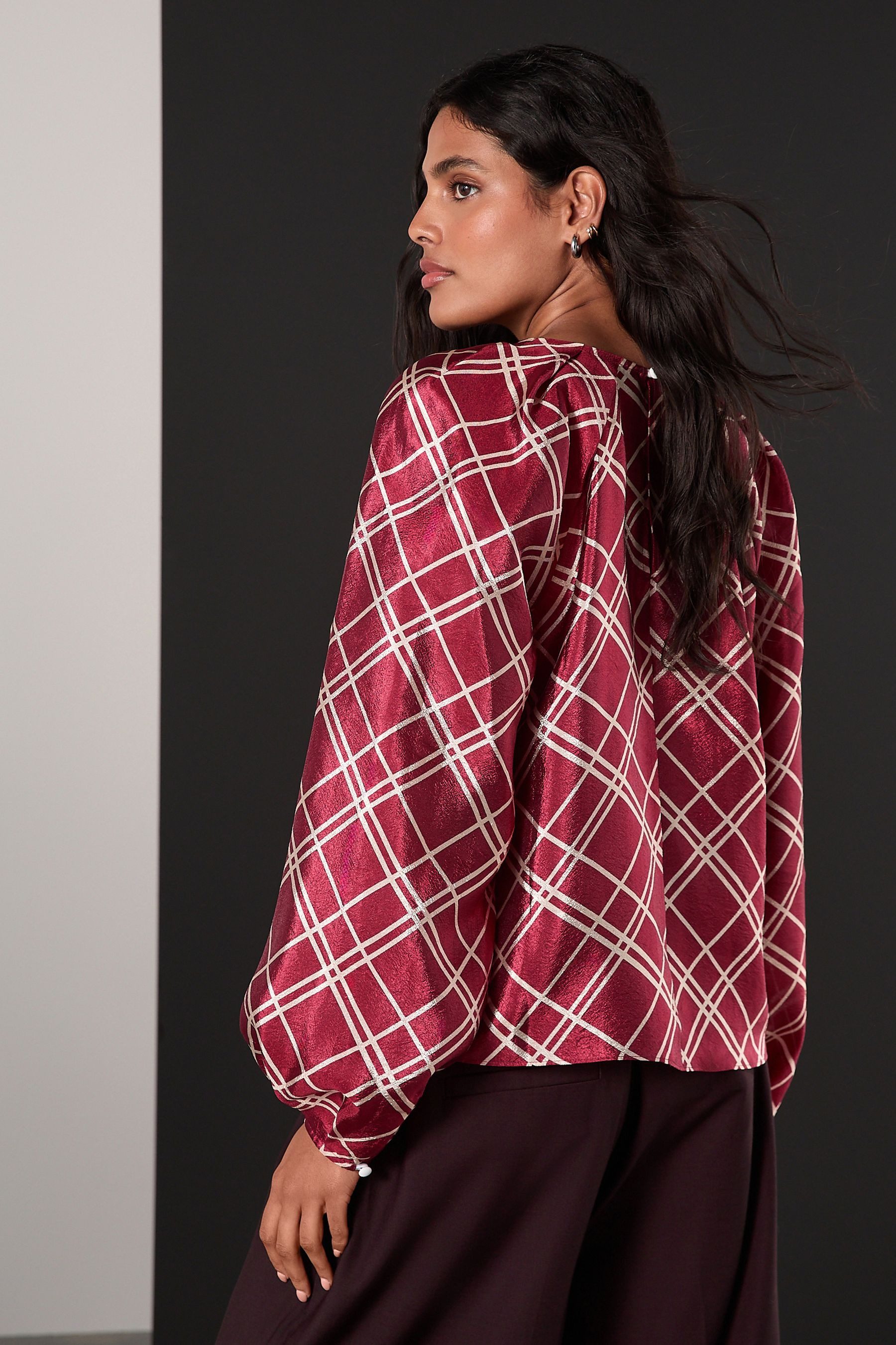 Next Langarmbluse Bluse mit voluminösen langen günstig online kaufen