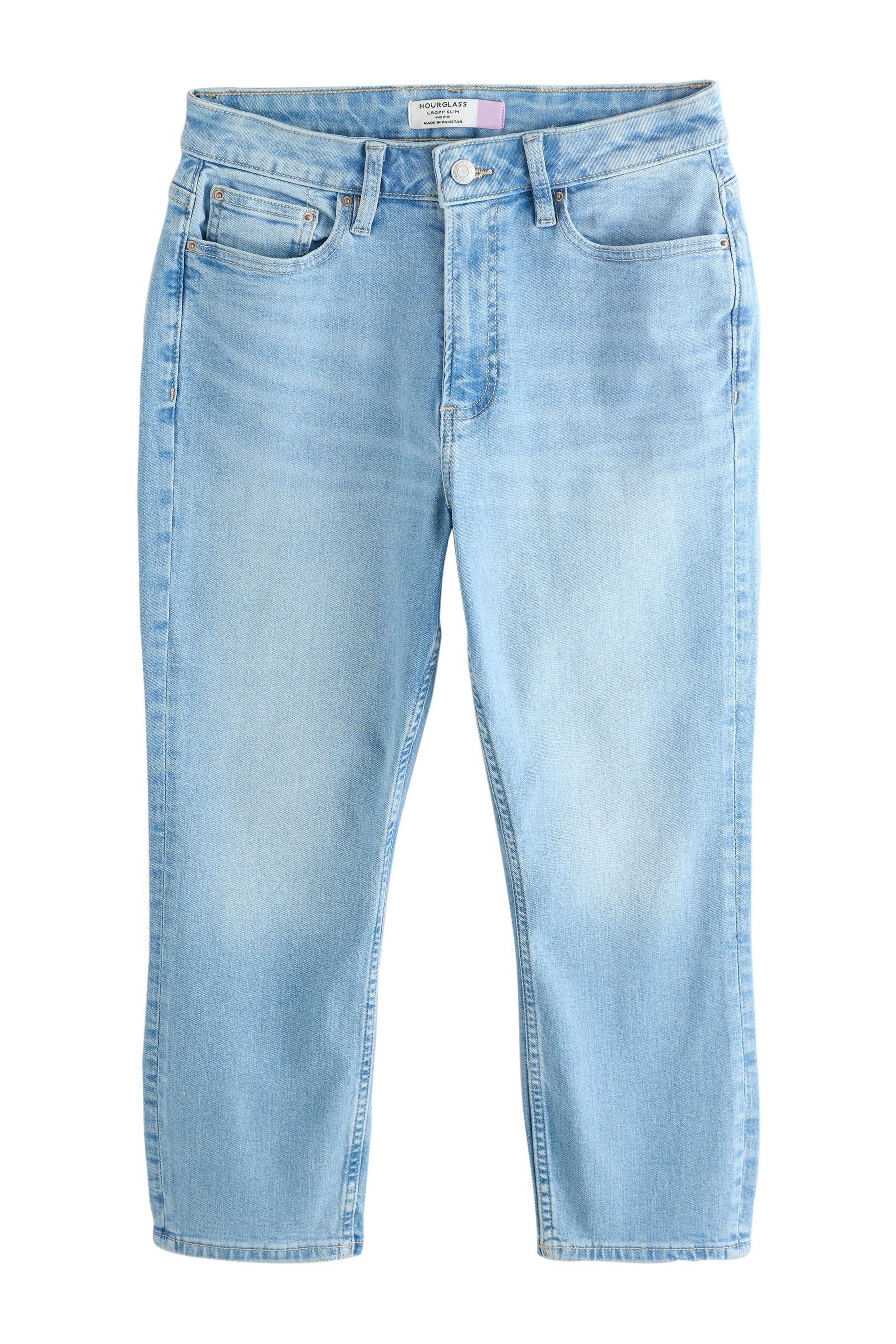 Next Slim-fit-Jeans Verkürzte Hourglass Slim Fit Jeans (1-tlg)
