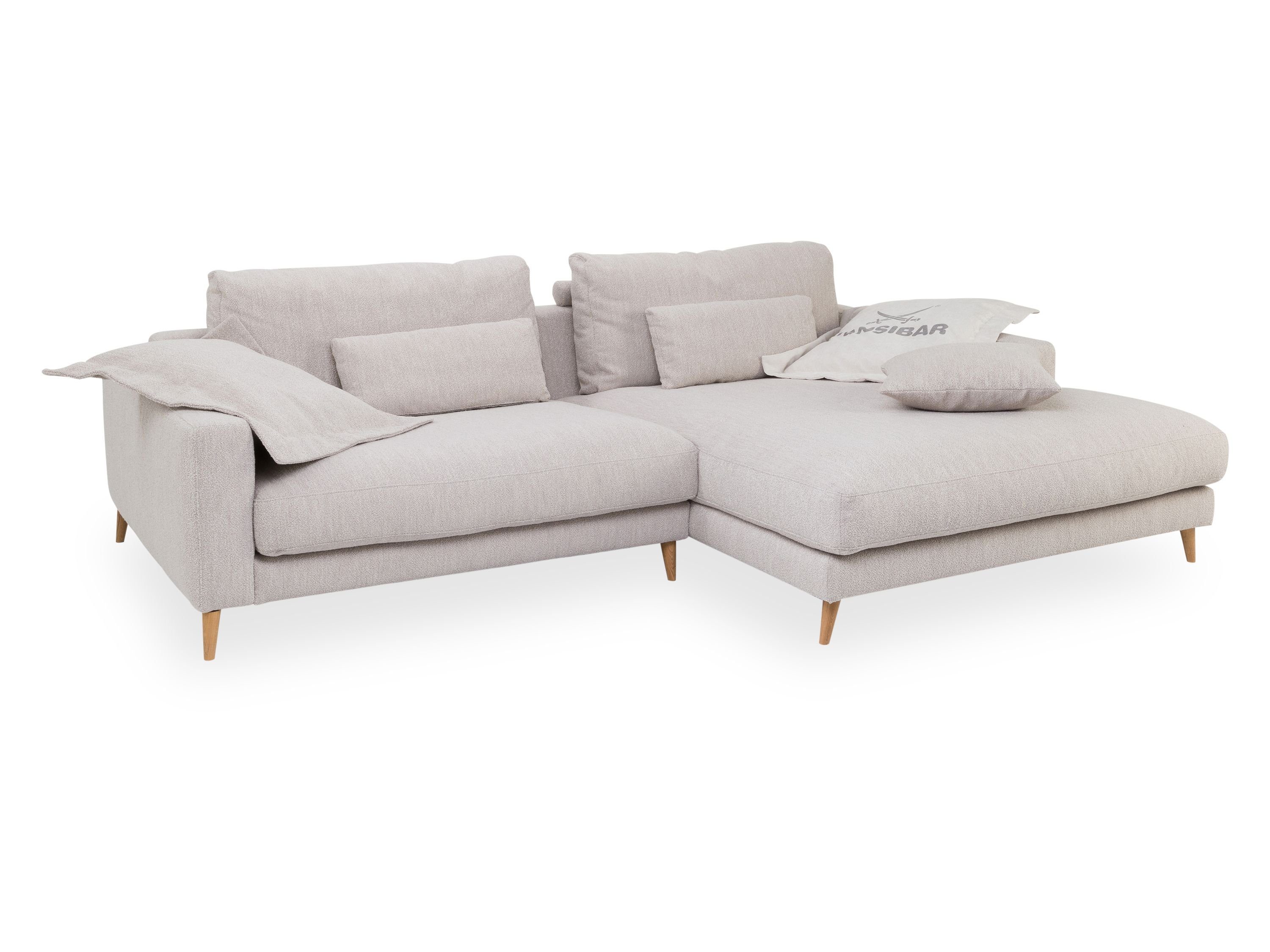 SANSIBAR Living Polsterecke (BB 272x190 cm RÖMÖ Polsterecke Ecksofa cm) grün SANSIBAR Polsterecke, BB 272x190