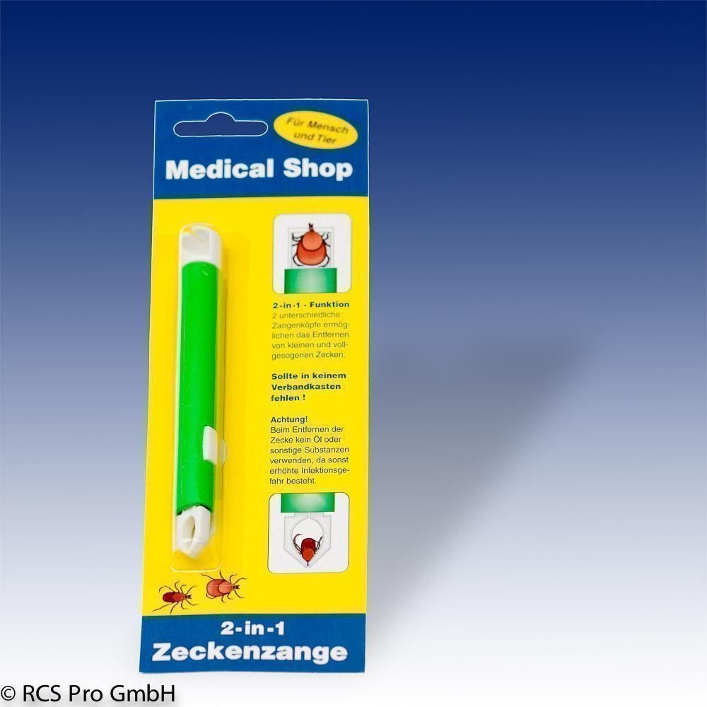 Holthaus Medical Zeckenpinzette Zeckenzange 2-in-1