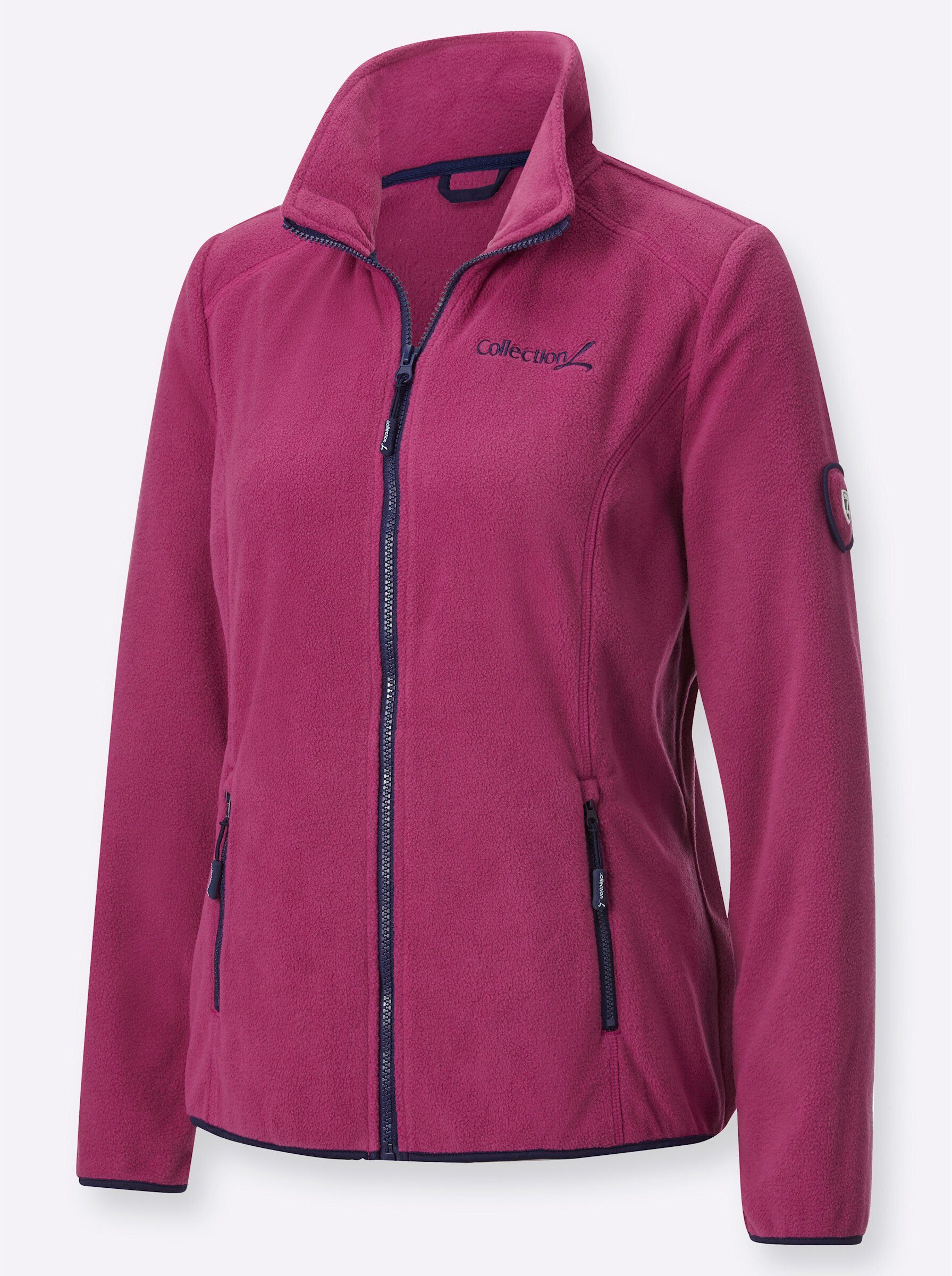 Fleecejacke Fleece-Jacke Langarm