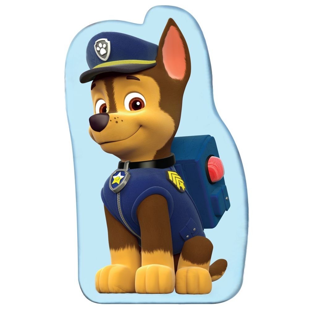 PAW PATROL Dekokissen Chase 3D Konturen Deko-Kissen 40 x 20 cm Paw Patrol