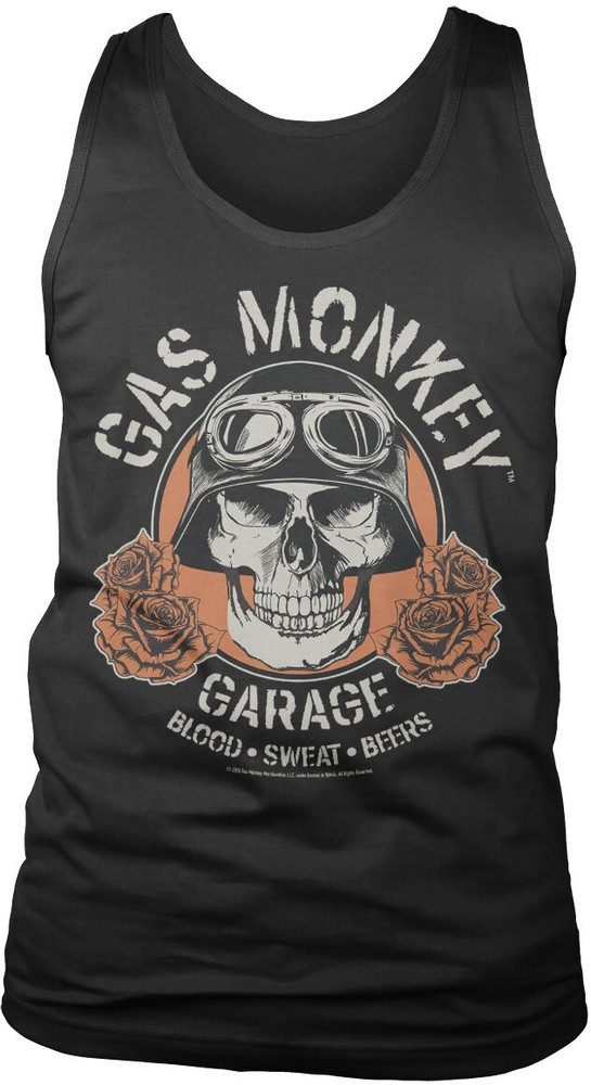 Gas Monkey Garage T-Shirt Skull Tank Top