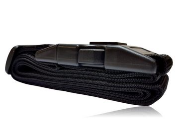 BAYLI Koffergurt 200cm Koffergurt mit integriertem Zahlenschloss, Kreuz Gepäckgurt