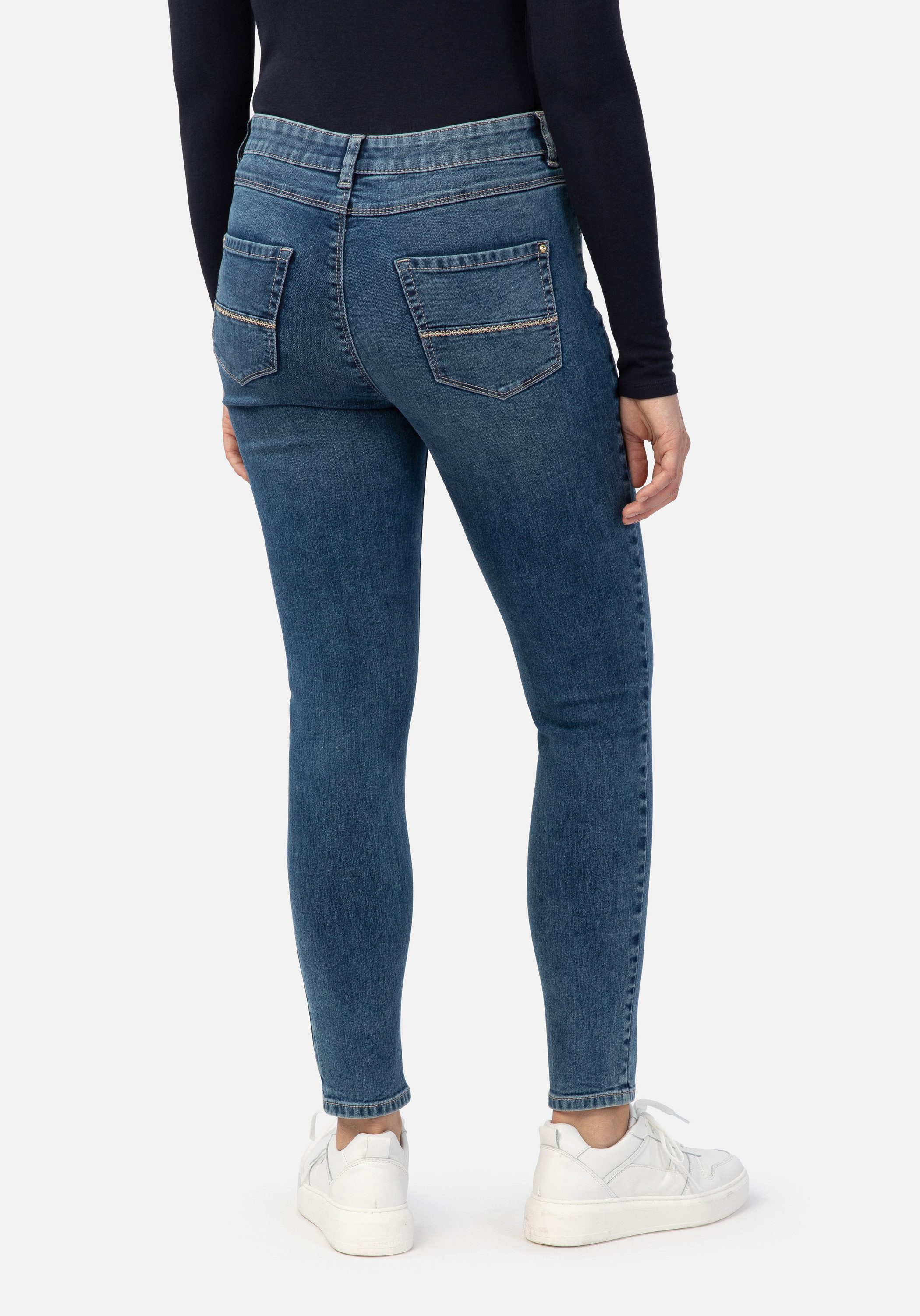 STOOKER WOMEN 5-Pocket-Jeans Rio Fexxi Move Denim Skinny Fit Jeans Skinny F günstig online kaufen