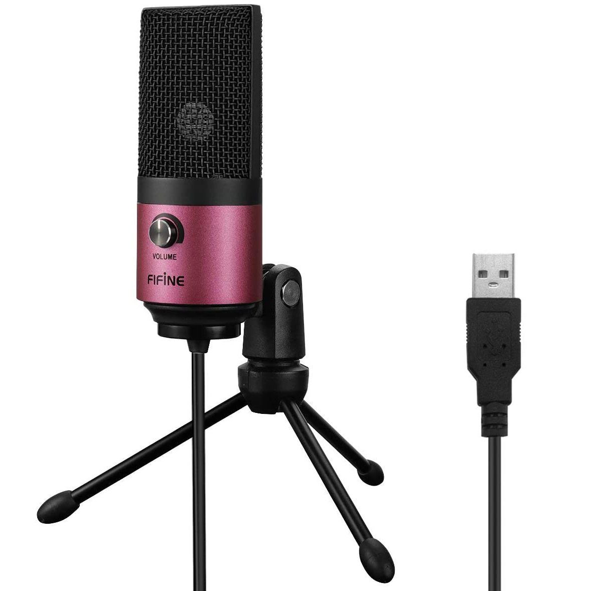Mikrofon USB Kondensator Mikrofon Streaming mit Ständer PC Mac