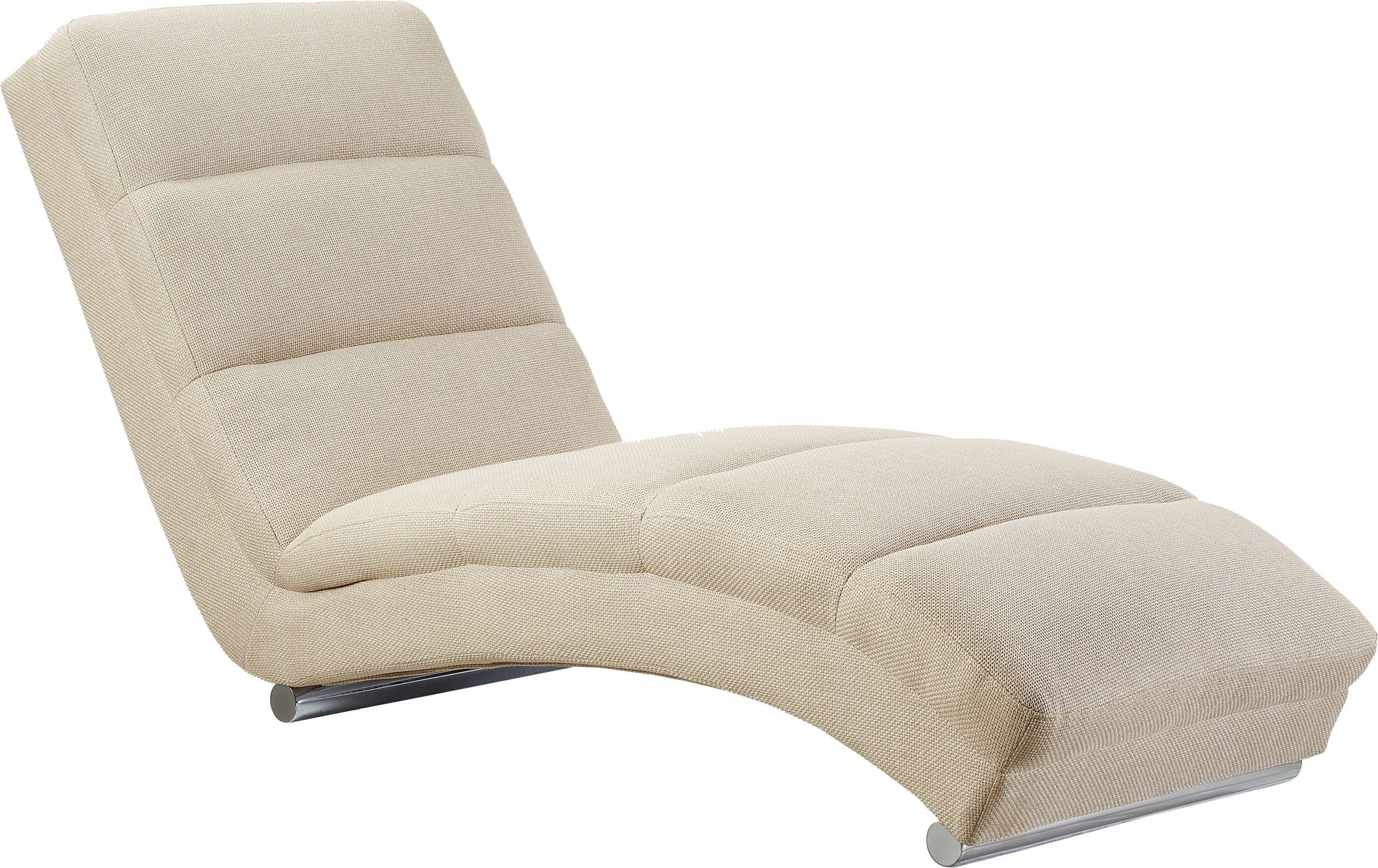 SalesFever Relaxliege Komfortable Relaxliege, mit Quersteppung, Bezugstoff Oeko-Tex zertifiziert und PFC-frei