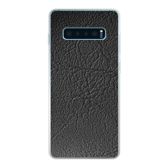 MuchoWow Handyhülle Leder - Lederoptik - Grün - Blau Phone Case Handyhülle Samsung Galaxy S10 Lite Silikon Schutzhülle