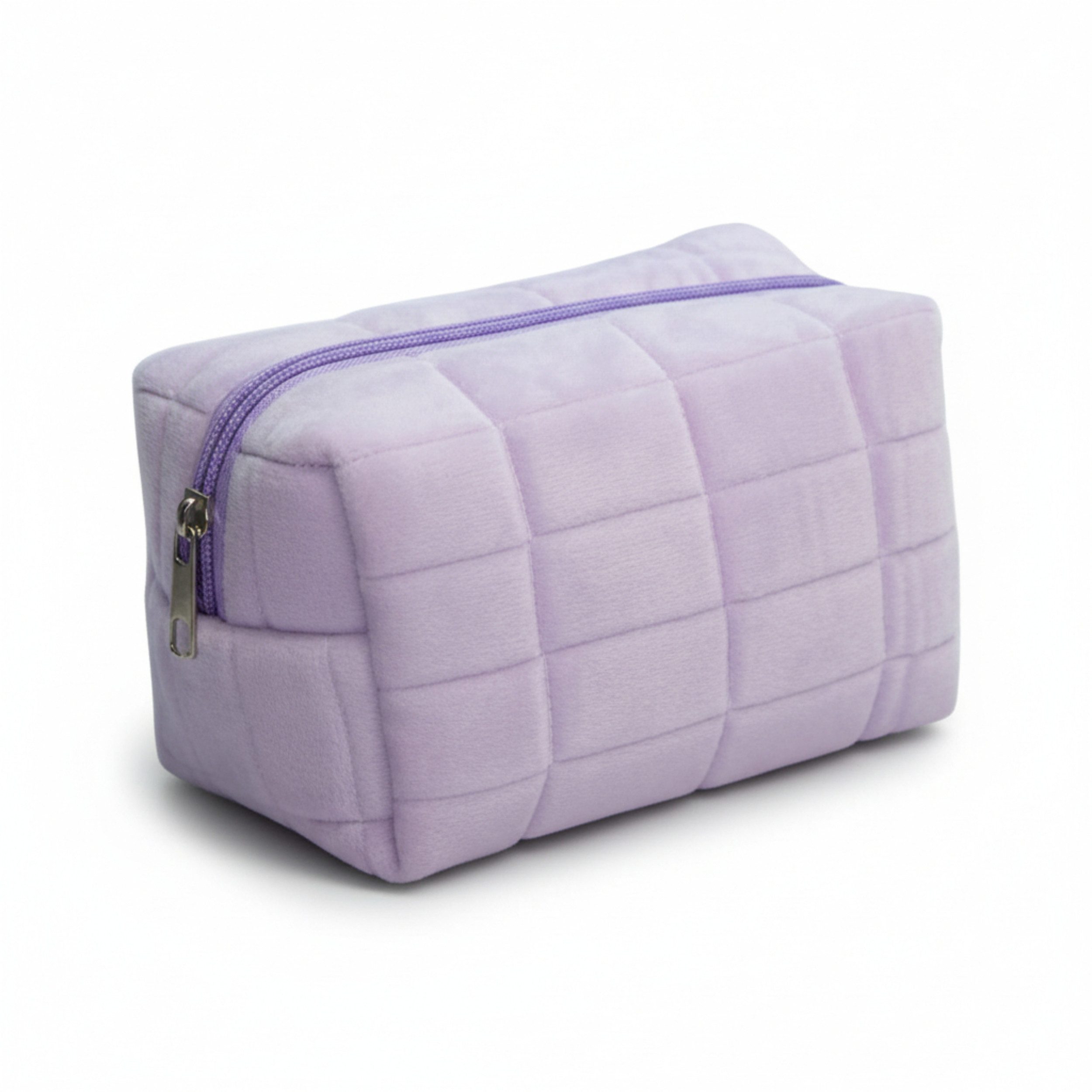 Malantis Kosmetiktasche Malantis Plüsch Kosmetiktasche weicher, faltbarer MakeUp Kulturbeutel (super weich und flauschig, 1 Stück), Wasch Beutel für Reise oder Sport in modernen Farben