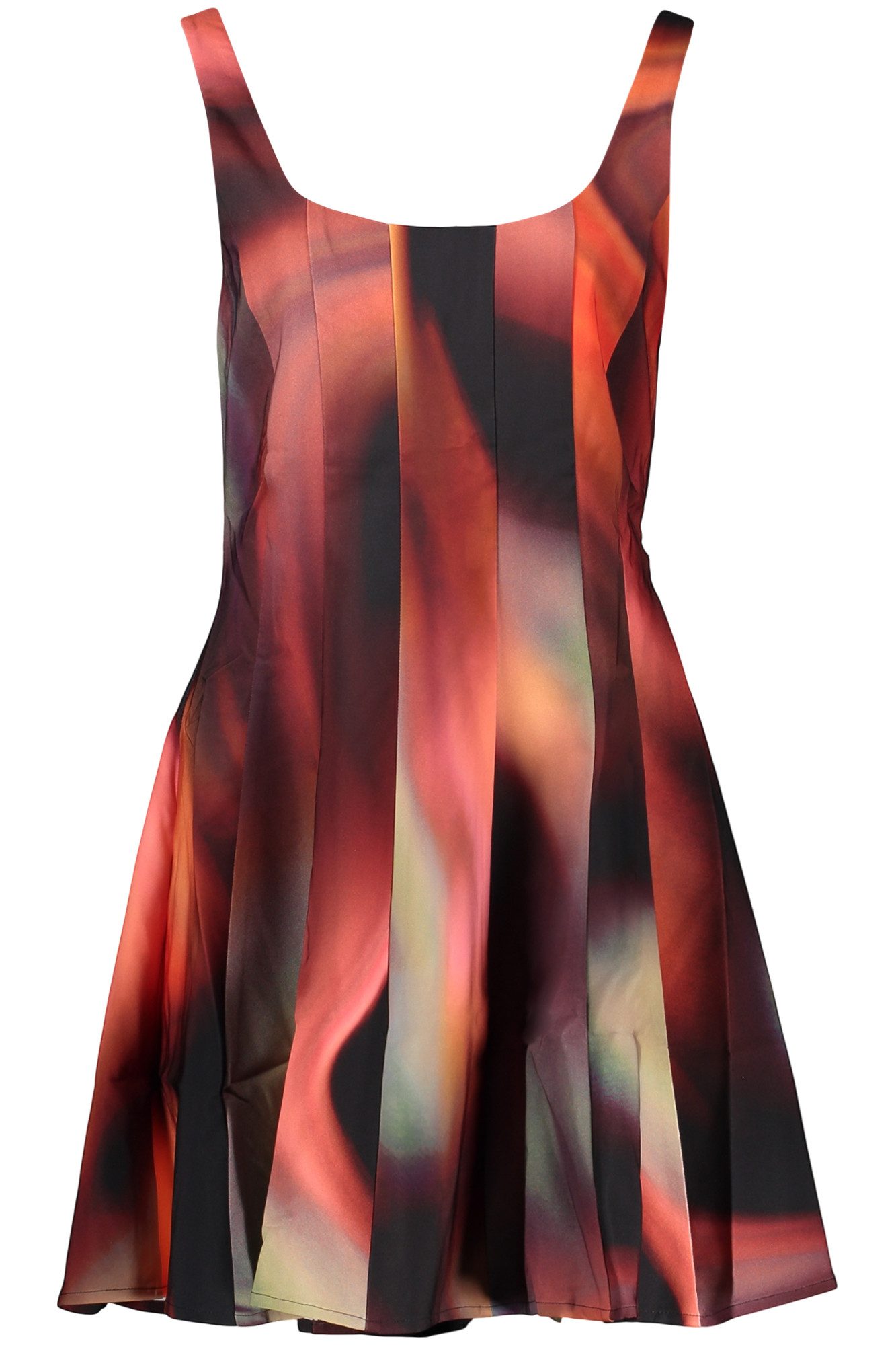 Desigual Partykleid Schwarzes Damenkleid mit Muster und Bateau-Ausschnitt entdecken