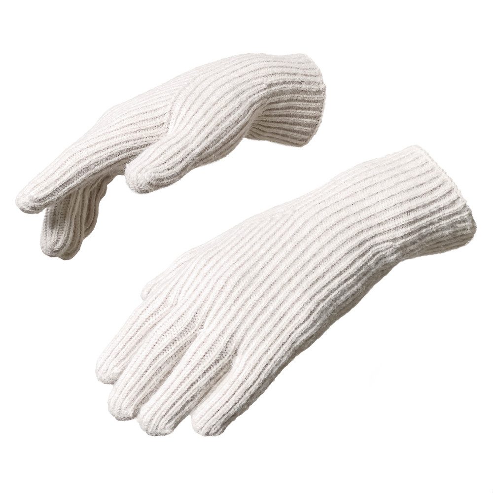 Hurtel Strickhandschuhe Smartphonehandschuhe Winterhandschuhe Fingerhandschuhe (Spar-Set, 1-St) Touchscreen-Aussparungen, Universalgröße