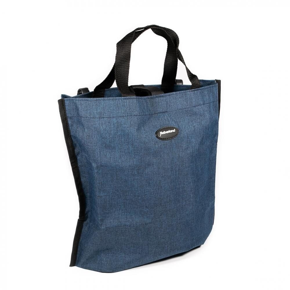 Haberland Fahrradtasche Haberland Extra Bag schwarz, Größe L - faltbare Fahrradtasche mit 12 l