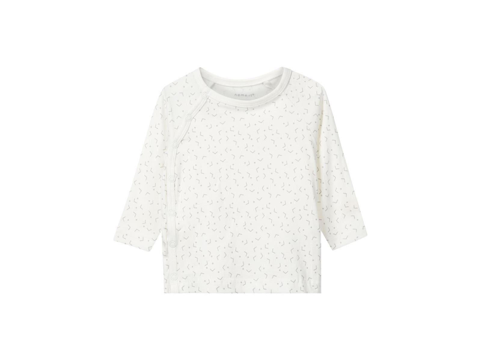 Name It Langarmshirt Mädchen NBNDELUCIOUS LS WRAP TOP NOOS 68 aus Baumwolle