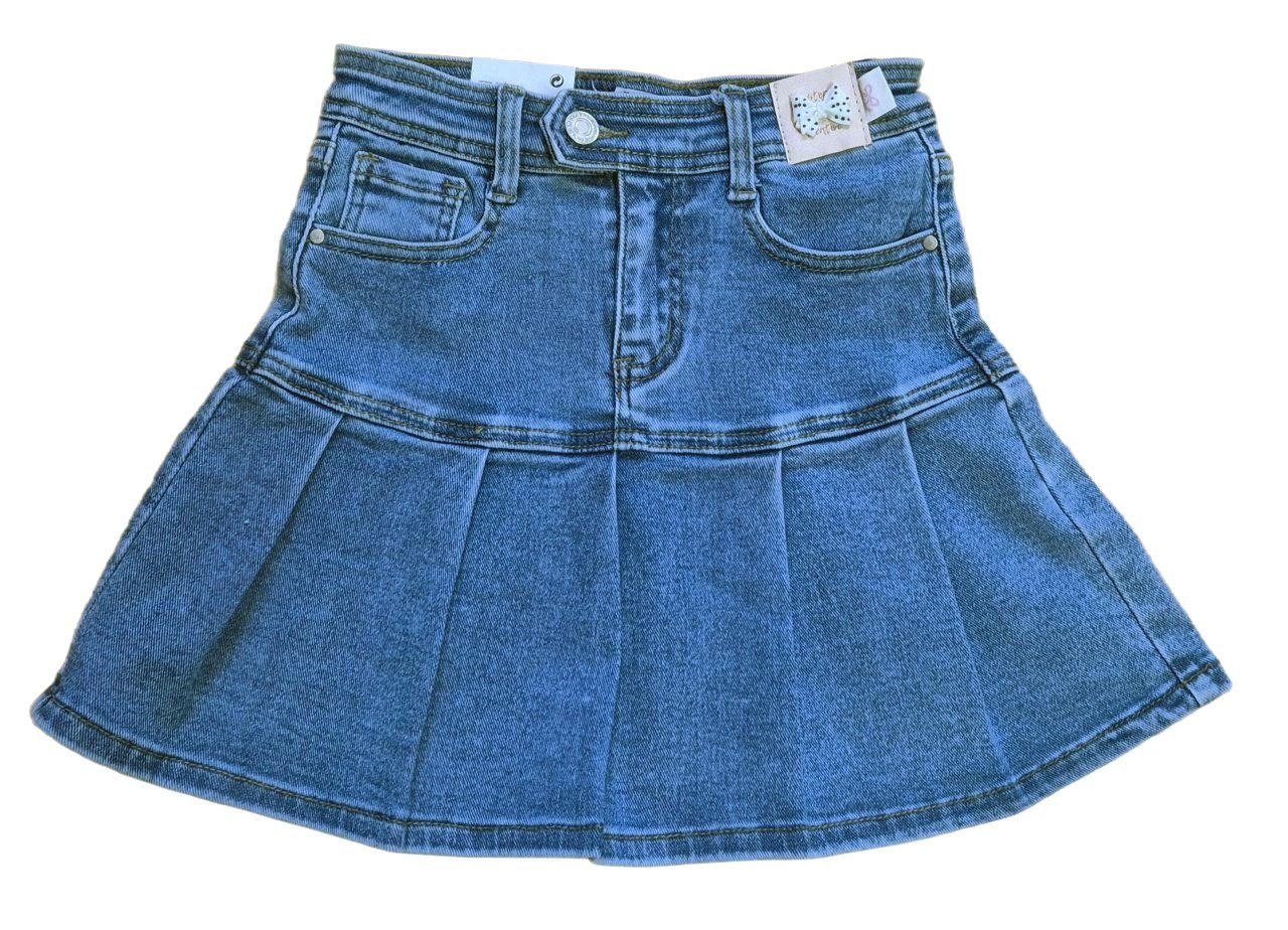 Girls Fashion Jeansrock Rock, Jeansrock, Stretch Rock R630e 5-Pocket-Style