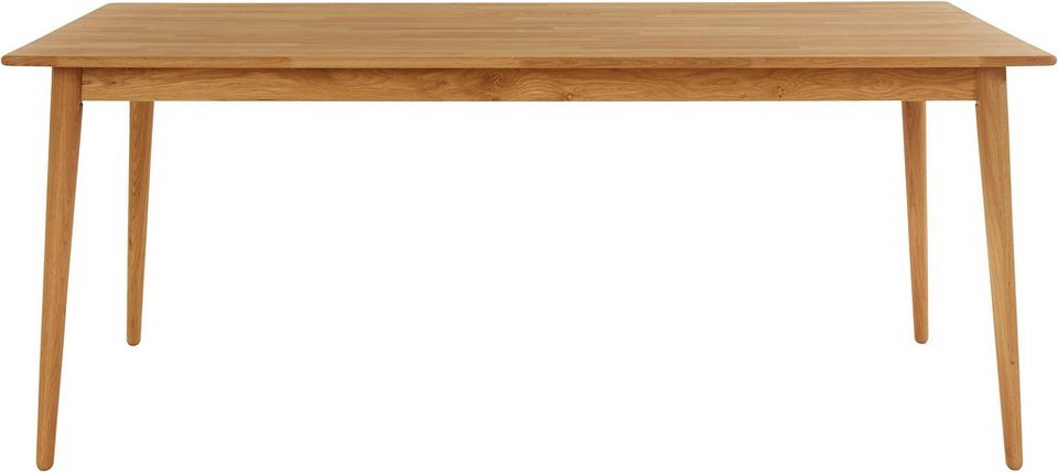 im Verlängerbar zertifiziert, Massivholz Scandi separat Ansteckplatten andas FSC Esszimmertisch bestellbare Eiche durch Esstisch Look, Toarp,