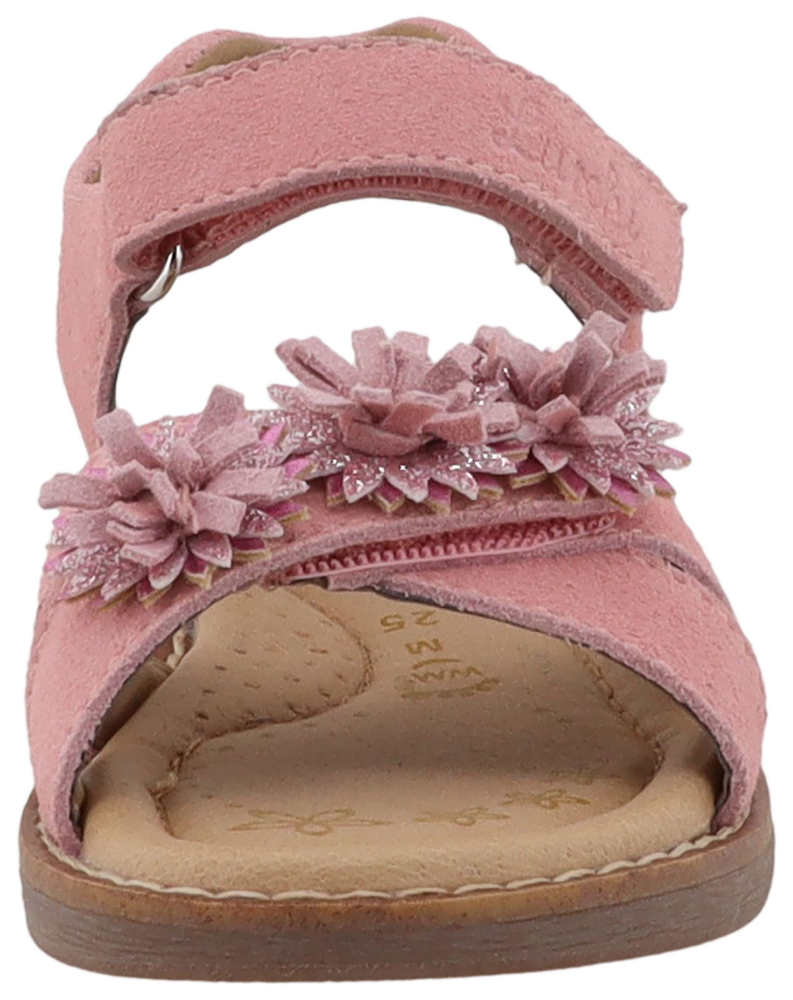 Lurchi Loona Sandale Klettschuh mit Blütenapplikation, Größenschablone zum Download – Bild 5 von 5