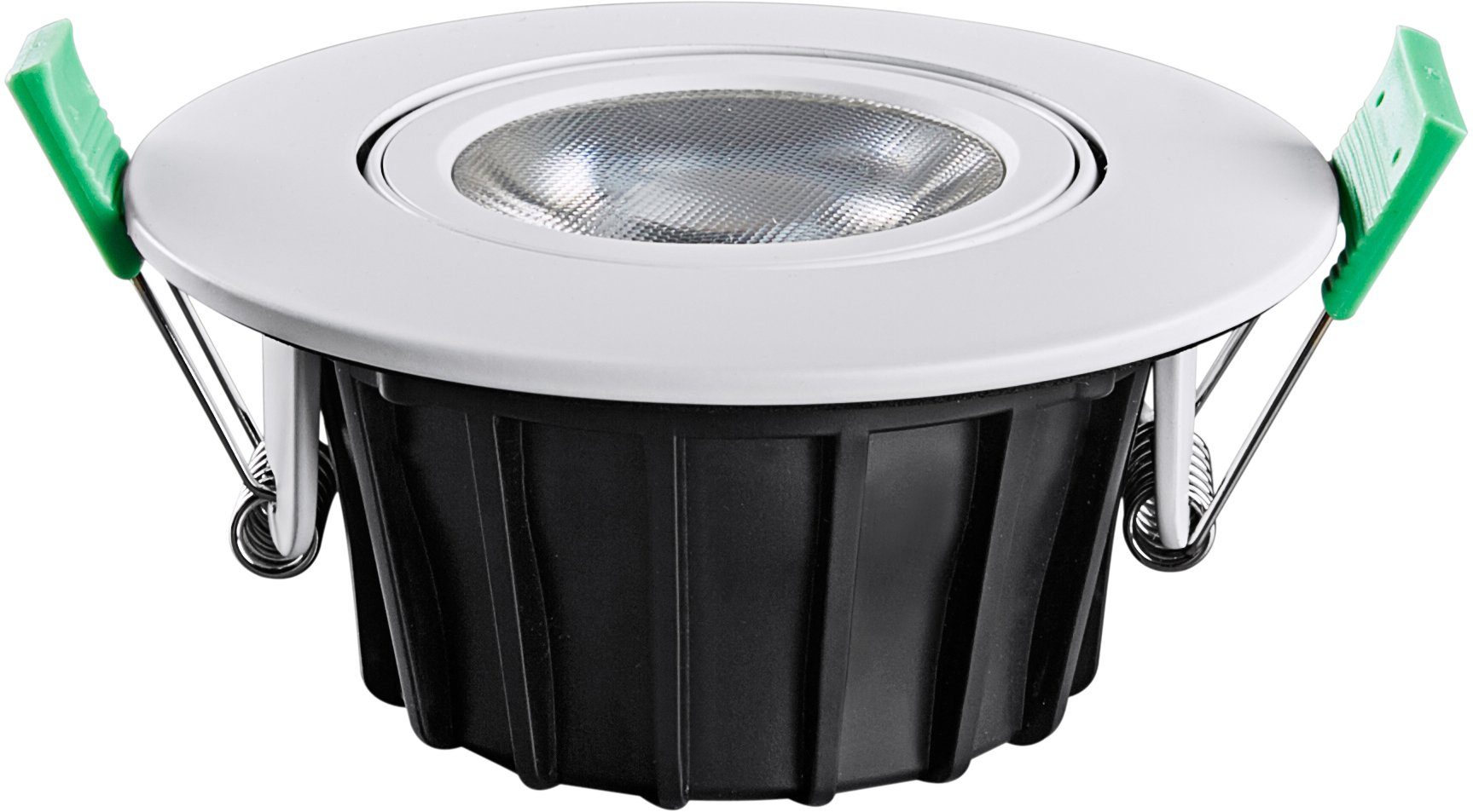 HEITRONIC LED Einbaustrahler DL8002, Dimmfunktion, LED fest integriert, Warmweiß, Einbaulampe, Einbauleuchte, LED-Downlight, schwenk- und dimmbar