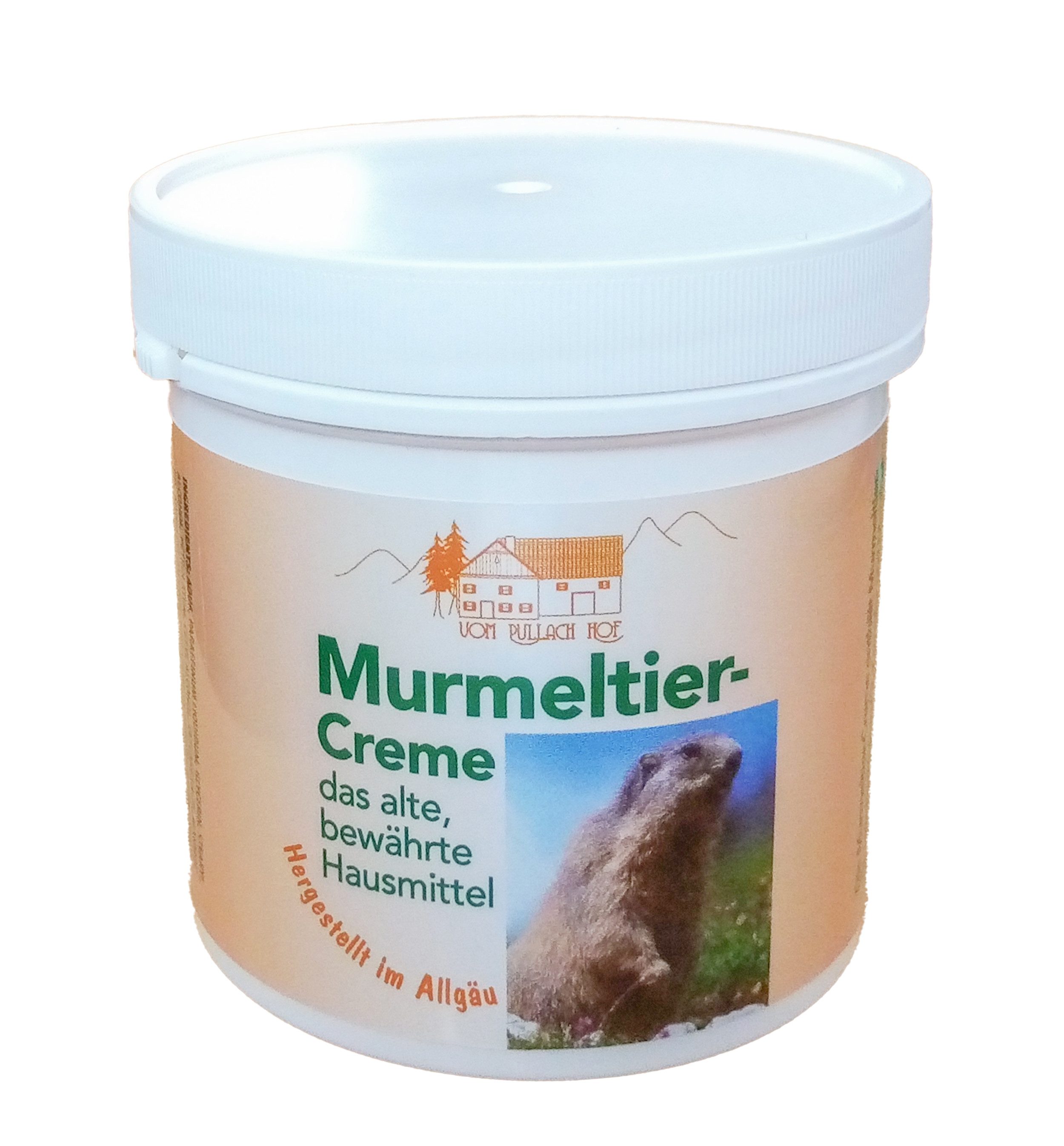 Feuchtigkeitscreme MURMELTIER CREME 250ml mit Latschenkieferöl Murmeltieröl Kampfer 06