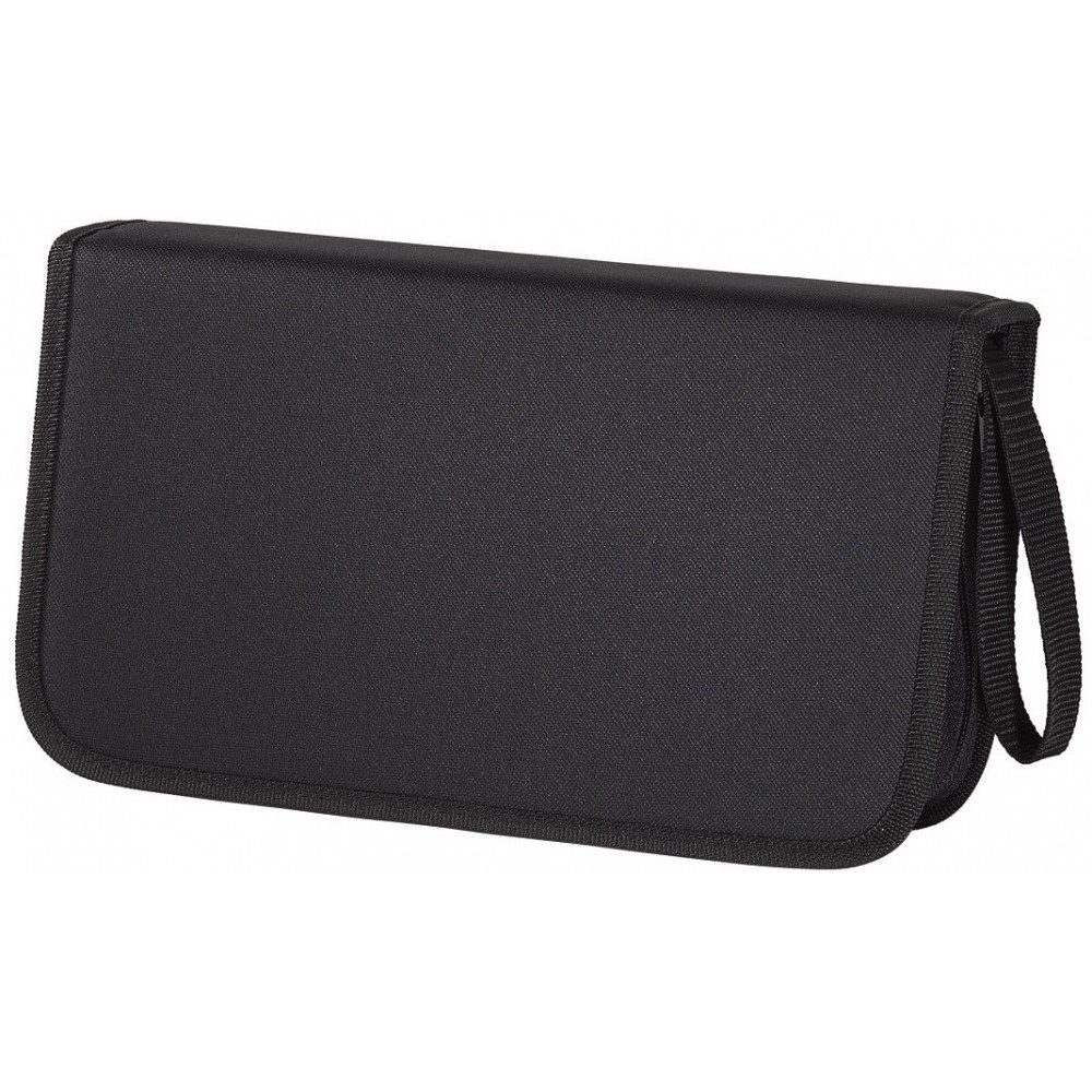 Aufbewahrungsbox Hama Nylon Tasche 104 CD schwarz für CDs.