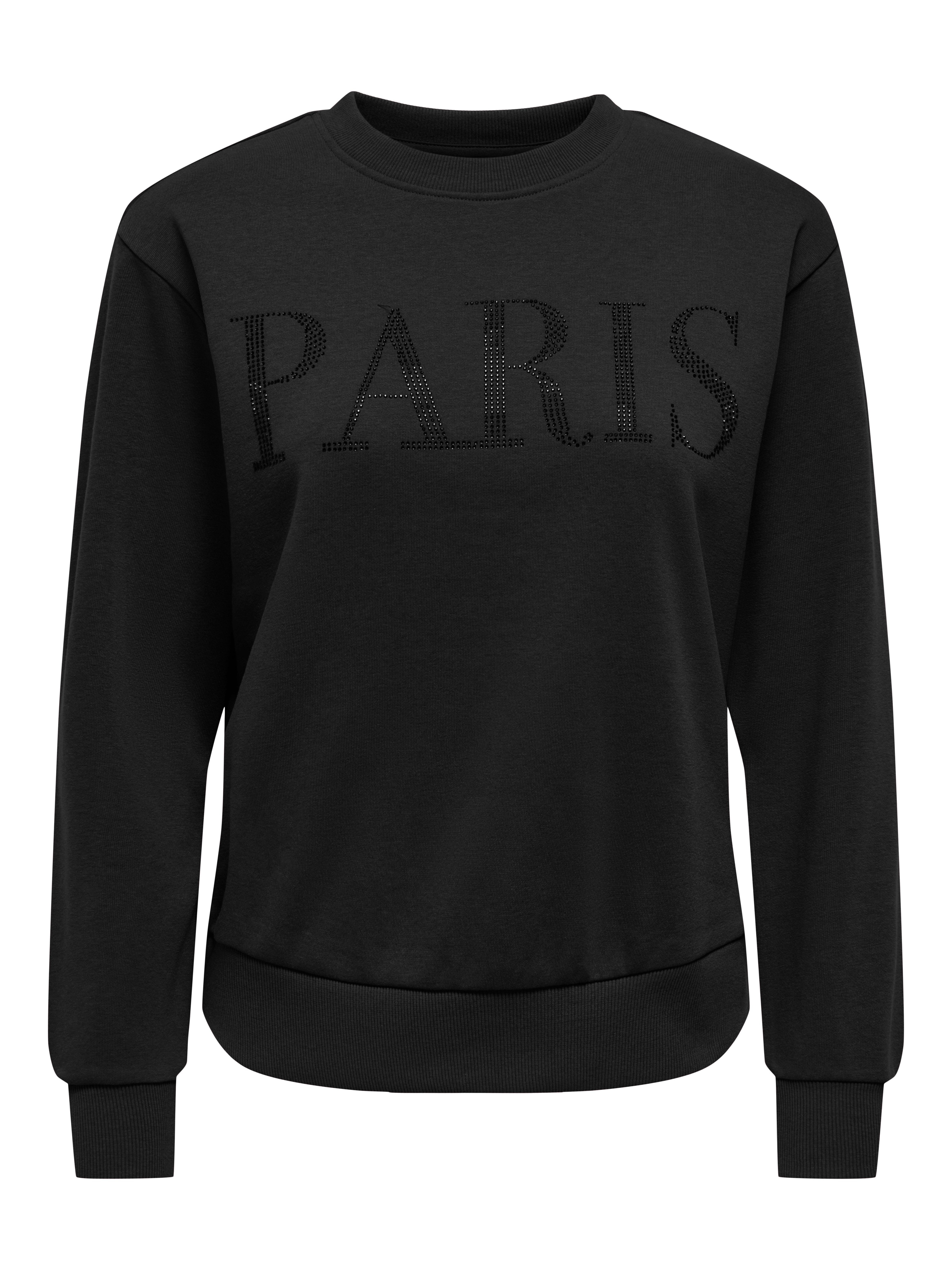 JDY Sweatshirt JDYPARIS L/S EMB SWEAT JRS NOOS Baumwollmischung, regular fit