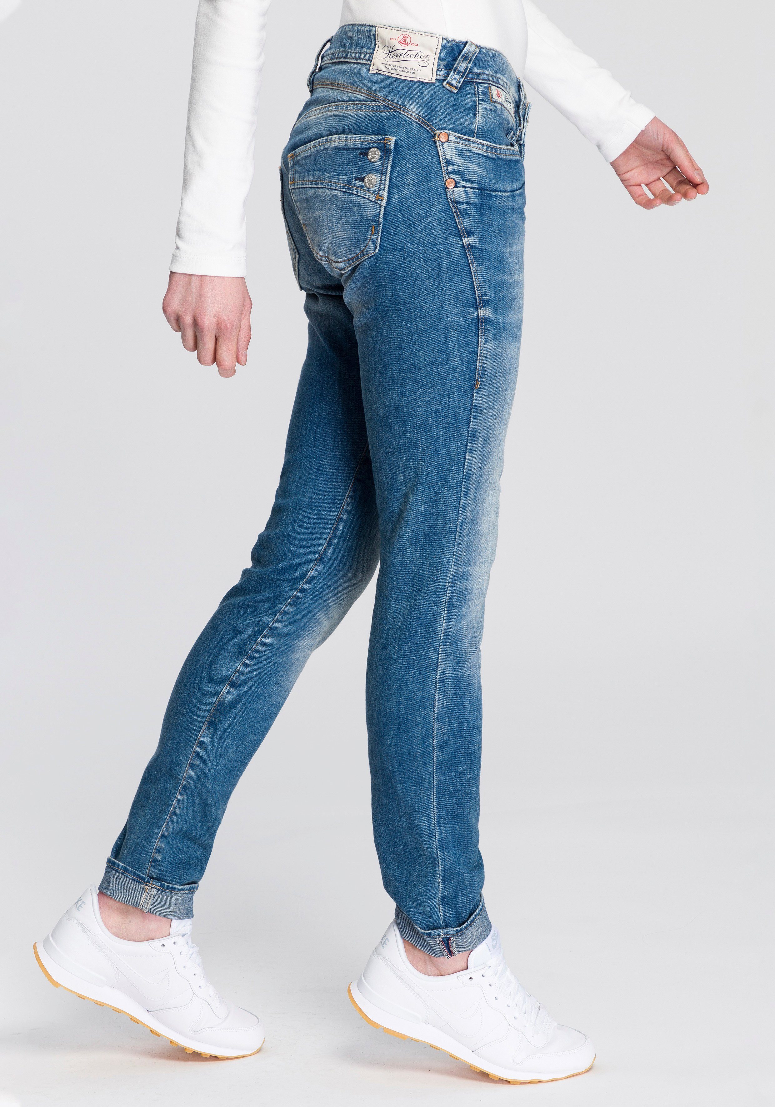 Herrlicher Slim-fit-Jeans »PIPER SLIM« mit figurstreckendem Beinverlauf  online kaufen | OTTO