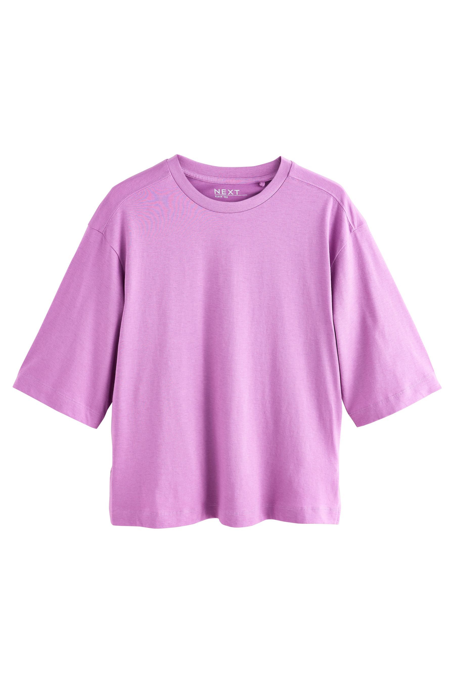 Next T-Shirt Relaxed Fit T-Shirt mit ellbogenlangen Ärmeln (1-tlg) günstig online kaufen