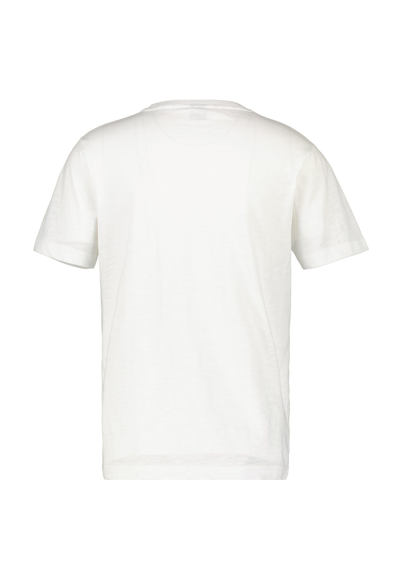 Print T-Shirt Brust T-Shirt, LERROS linker auf LERROS WHITE