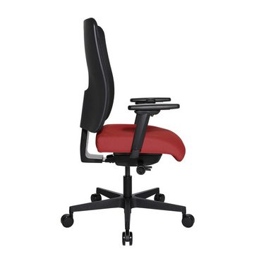TOPSTAR Bürostuhl 1 Stuhl Bürostuhl Sitness Open X (N) Deluxe - burgundrot/schwarz
