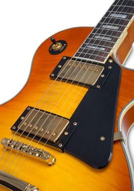 Rocktile E-Gitarre Pro L-200 Single Cut elektrische Gitarre, 2 Humbucker Tonabnehmer - Palisander Griffbrett