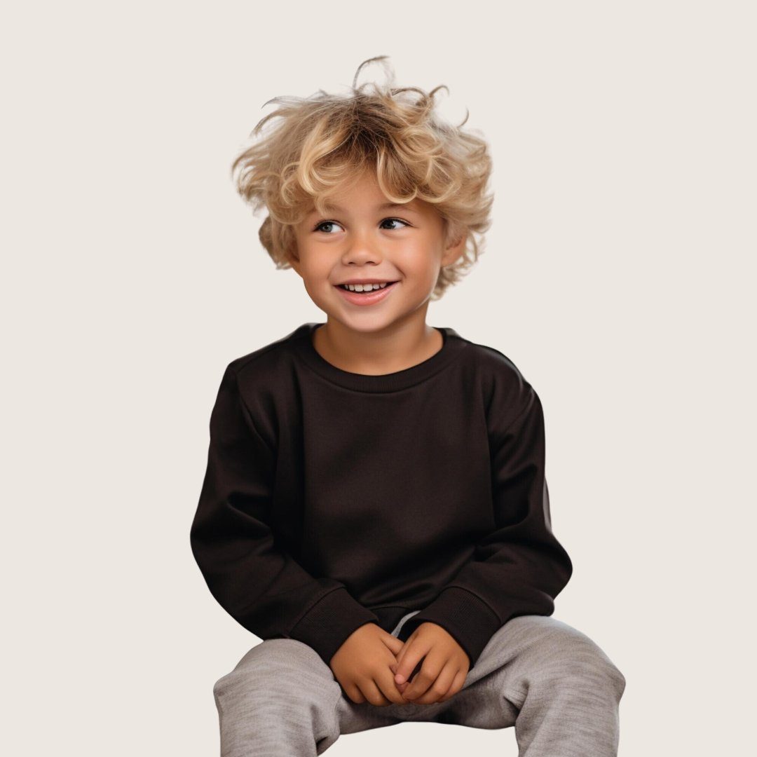 Lounis Fleecepullover Sweatshirt - Kinderpullover - Fleece - Babys & Kleinkinder - Oversize Baumwolle | Fleecepullover