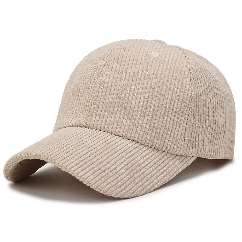 Zaewry Baseball Cap Baseballkappe für Herren und Damen, Aus Cord, verstellbar einfarbig, Unisex, Einheitsgröße, Sonnenmütze