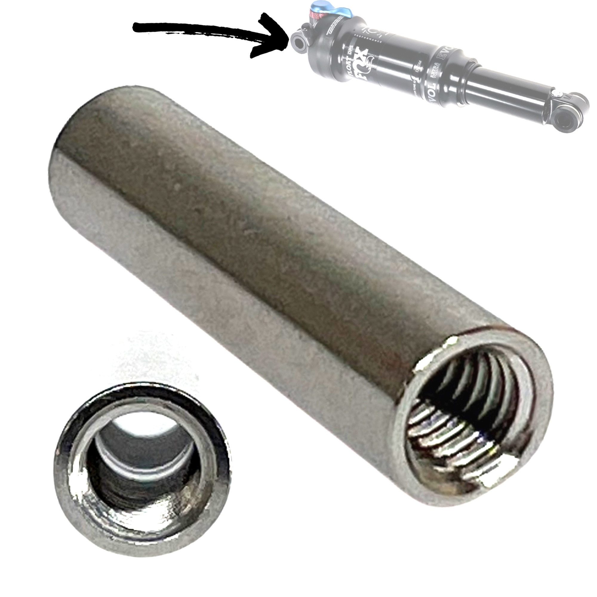 Fantic26 Fahrradrahmen F26 Titan Dämpfer SL Gelenk Achse Schrauben Fully M6 Ingew.