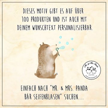 Mr. & Mrs. Panda Tasse Bär Seifenblasen - Transparent - Geschenk, Seifenblasen Bär Lustig Se, Edelstahl, Karabinerhaken