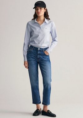 Gant Langarmbluse SLIM STRETCH OXFORD SHIRT mit Locker-Loop-Schlaufe